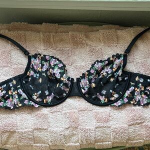 SAVAGE X-FENTY Sorry Not Sorry Unlined Lace Balconette Bra